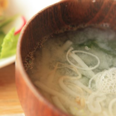 朝の味噌汁・雨ニモマケズ