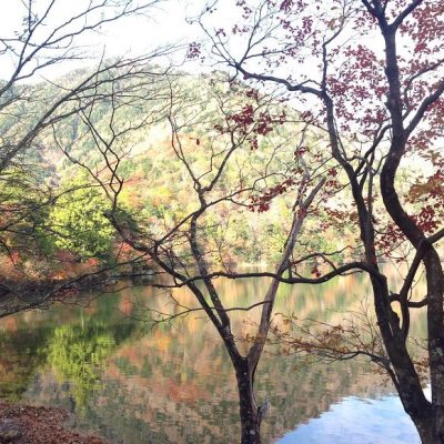 紅葉の日光湯ノ湖